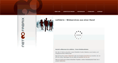 Desktop Screenshot of netfabrix.com